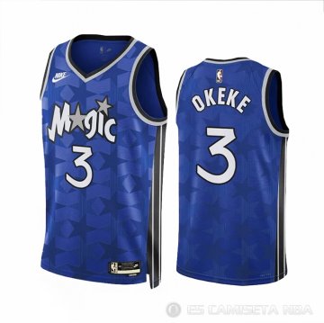 Camiseta Chuma Okeke #3 Orlando Magic Classic 2023-24 Azul