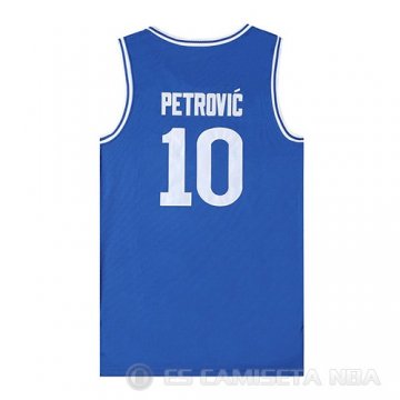 Camiseta Cibona Petrovic #10 Pelicula Azul