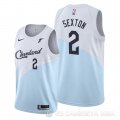 Camiseta Collin Sexton #2 Cleveland Cavaliers Earned Azul