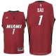 Camiseta Dad #1 Miami Heat Dia del Padre Rojo