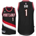 Camiseta Dad #1 Portland Trail Blazers Dia del Padre Negro