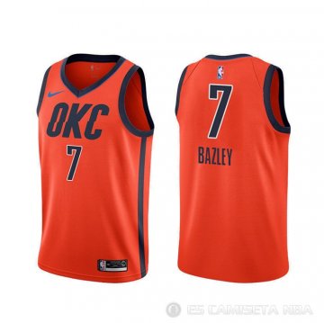 Camiseta Darius Bazley #7 Oklahoma City Thunder Earned Naranja