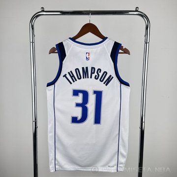 Camiseta David Thompson #31 Dallas Mavericks Association 2023-2024 Blanco