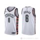 Camiseta Deandre Jordan #6 Brooklyn Nets Ciudad 2019-20 Blanco