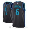 Camiseta Deandre Jordan #6 Dallas Mavericks Ciudad 2018-19 Azul