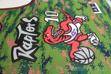 Camiseta Demar Derozan #10 Toronto Raptors Verde