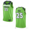 Camiseta Derrick Rose #25 Minnesota Timberwolves Statement 2020-21 Verde