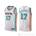 Camiseta Doug McDermott NO 17 San Antonio Spurs Ciudad 2021-22 Blanco