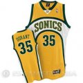 Camiseta Durant Sonics #35 Seattle SuperSonics Amarillo