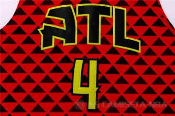 Camiseta Millsap #4 Atlanta Hawks Rojo