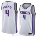 Camiseta Iman Shumpert #4 Sacramento Kings Association 2018 Blanco