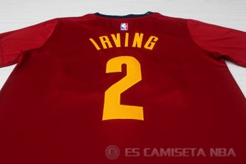 Camiseta Irving #2 Cleveland Cavaliers Manga Corta Rojo