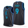 Camiseta Isaiah Roby #9 Dallas Mavericks Ciudad Negro