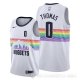 Camiseta Isaiah Thomas #0 Denver Nuggets Ciudad Edition Blanco