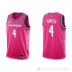 Camiseta Ish Smith #4 Washington Wizards Ciudad 2022-23 Rosa