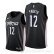 Camiseta Jabari Parker #12 Washington Wizards Ciudad Negro