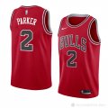 Camiseta Jabari Parker #2 Chicago Bulls Icon 2018 Rojo