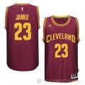 Camiseta James #23 Cleveland Cavaliers Nino Rojo