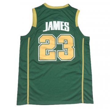 Camiseta James #23 St. Vincent-St. Mary High School Irish NCAA Veder
