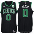 Camiseta Jayson Tatum #0 Boston Celtics 2017-18 Negro