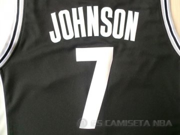 Camiseta Johnson #7 Brooklyn Nets Negro