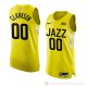 Camiseta Jordan Clarkson #00 Utah Jazz Icon Autentico 2022-23 Amarillo