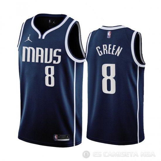Camiseta Josh Green #8 Dallas Mavericks Statement 2022-23 Azul - Haga un click en la imagen para cerrar
