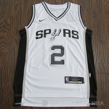 Camiseta Kawhi Leonard #2 San Antonio Spurs 2017-18 Blanco