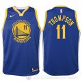 Camiseta Klay Thompson #11 Golden State Warriors Nino 2017-18 Azul