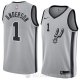 Camiseta Kyle Anderson #1 San Antonio Spurs Statement 2018 Gris