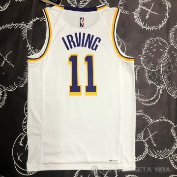 Camiseta Kyrie Irving #11 Los Angeles Lakers Association Blanco