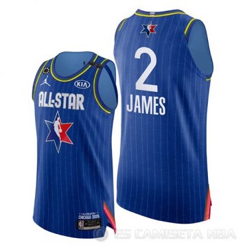 Camiseta Lebron James #2 All Star 2020 Western Conference Azul