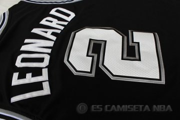 Camiseta Leonaro #2 San Antonio Spurs Negro