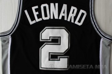 Camiseta Leonaro #2 San Antonio Spurs Negro