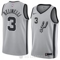 Camiseta Marco Belinelli #3 San Antonio Spurs Statement 2018 Gris