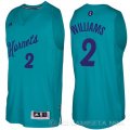 Camiseta Marvin Williams #2 Charlotte Hornets Navidad 2016 Teal