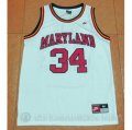 Camiseta Maryland Blas #34 NCAA Blanco