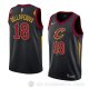 Camiseta Matthew Dellavedova #18 Cleveland Cavaliers Statement 2018 Negro