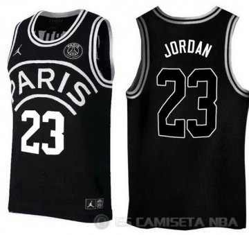 Camiseta Michael Jordan #23 AJ x PSG Negro