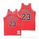 Camiseta Michael Jordan NO 23 Chicago Bulls Mitchell & Ness 1995-96 Rojo