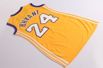 Camiseta Bryant #24 Los Angeles Lakers Mujer Amarillo