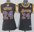 Camiseta Bryant Mod.1 #24 Los Angeles Lakers Mujer Negro