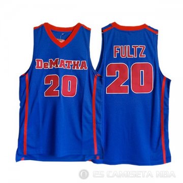 Camiseta NCAA Fultz #20 Dematha Fultz Azul