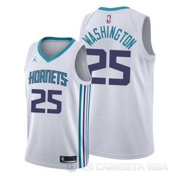 Camiseta P. J. Washington #25 Charlotte Hornets Ciudad Edition Gris