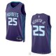 Camiseta P. J. Washington #25 Charlotte Hornets Ciudad Edition Gris