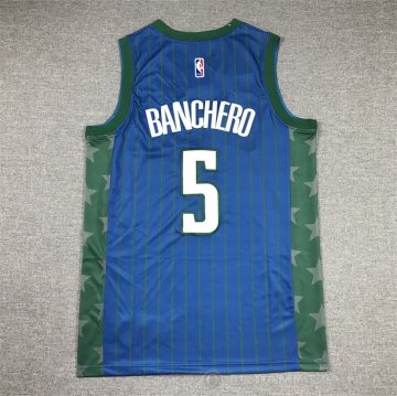 Camiseta Paolo Banchero #5 Orlando Magic Statement 2022-23 Azul
