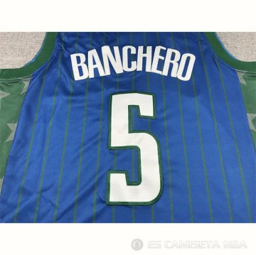 Camiseta Paolo Banchero #5 Orlando Magic Statement 2022-23 Azul