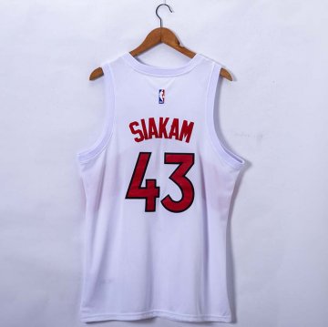 Camiseta Pascal Siakam NO 43 Toronto Raptors Association 2020-21 Blanco