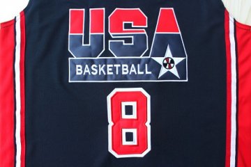 Camiseta Pippen #8 USA 1992 Negro