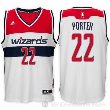 Camiseta Porter #22 Washington Wizards Blanco